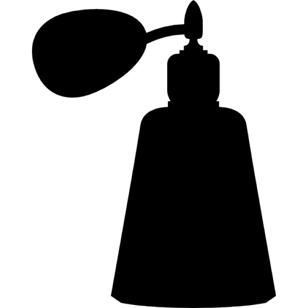 626x626 Parfum Elegant Vintage Bottle Black Silhouette Shape Icons Free