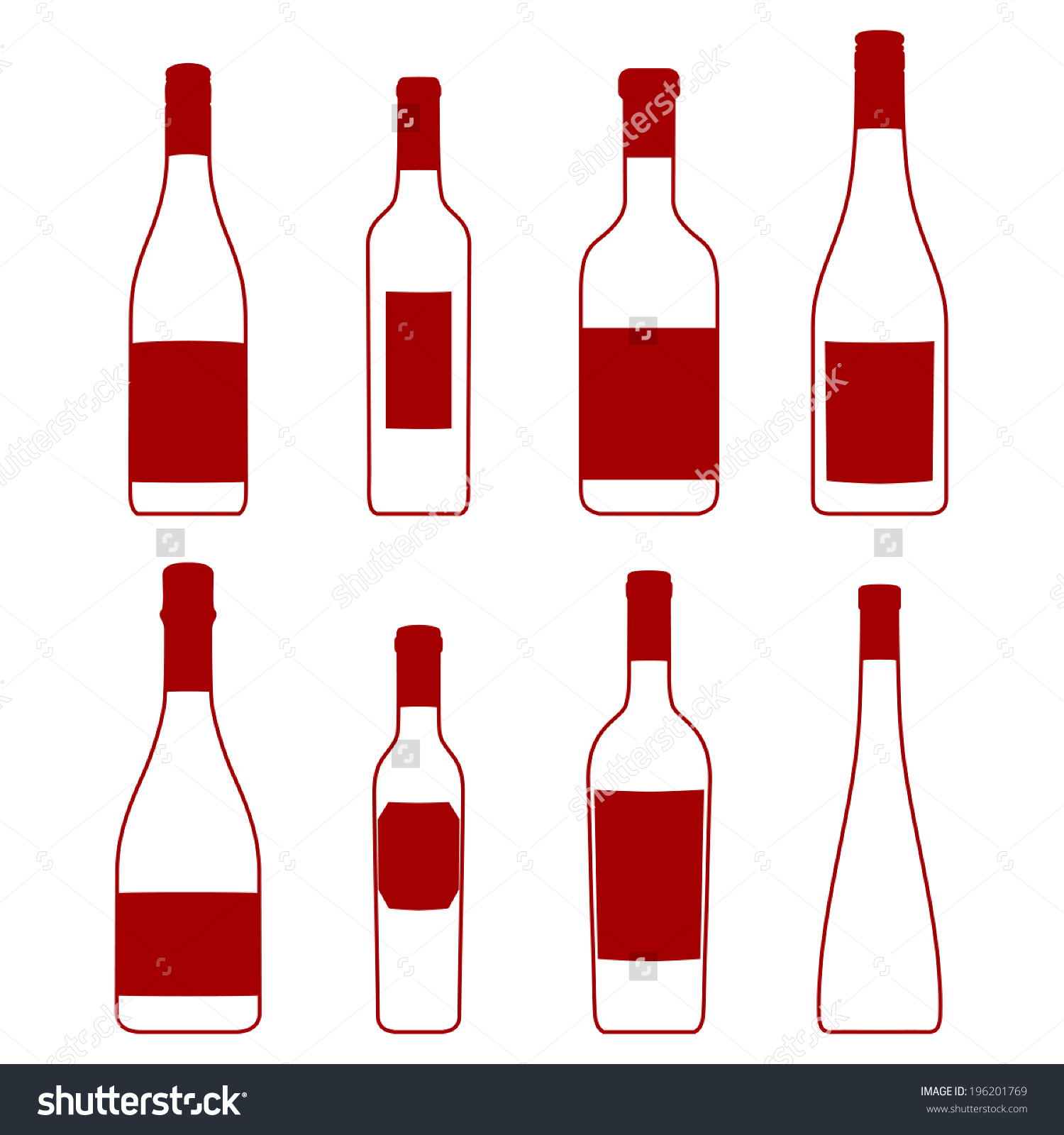 1500x1600 Bottle Silhouette Clipart