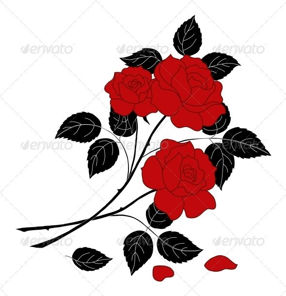 590x610 Flowers Rose, Silhouette Rose Bouquet, Silhouettes And Ai