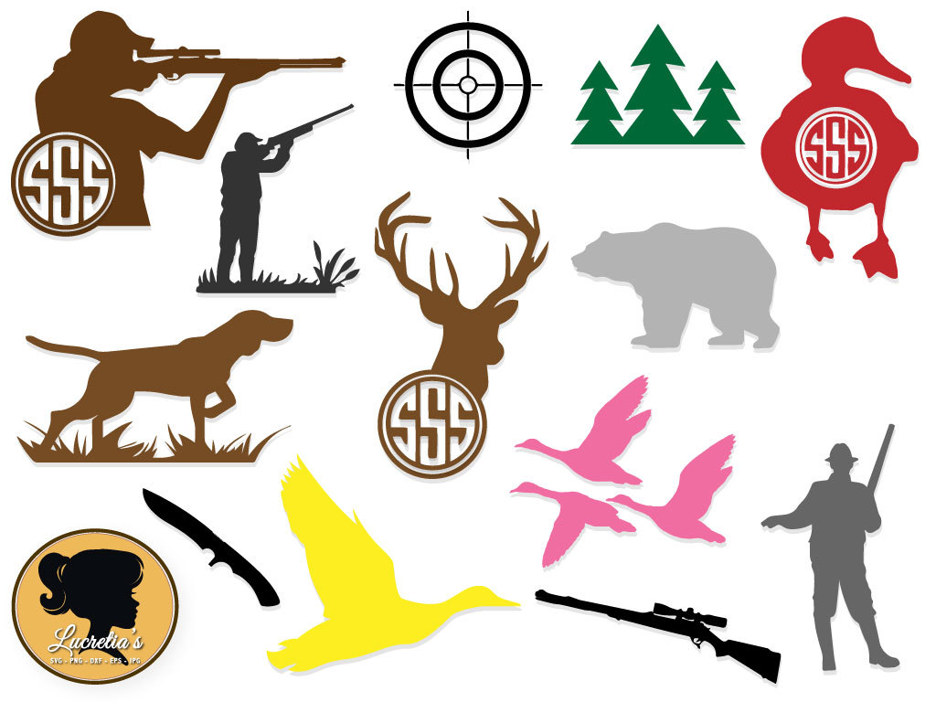 1024x768 Hunter ,target Svg, Hunting Silhouette , Instant Downloads,format