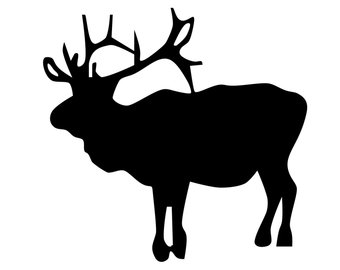 340x270 Id Rather Be Hunting Decal Bow Hunter Silhouette Sticker