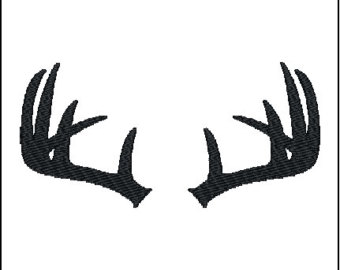 340x270 Svg And Dxf File Deer, Deer Head, Antlers, Tribal, Silhouettes