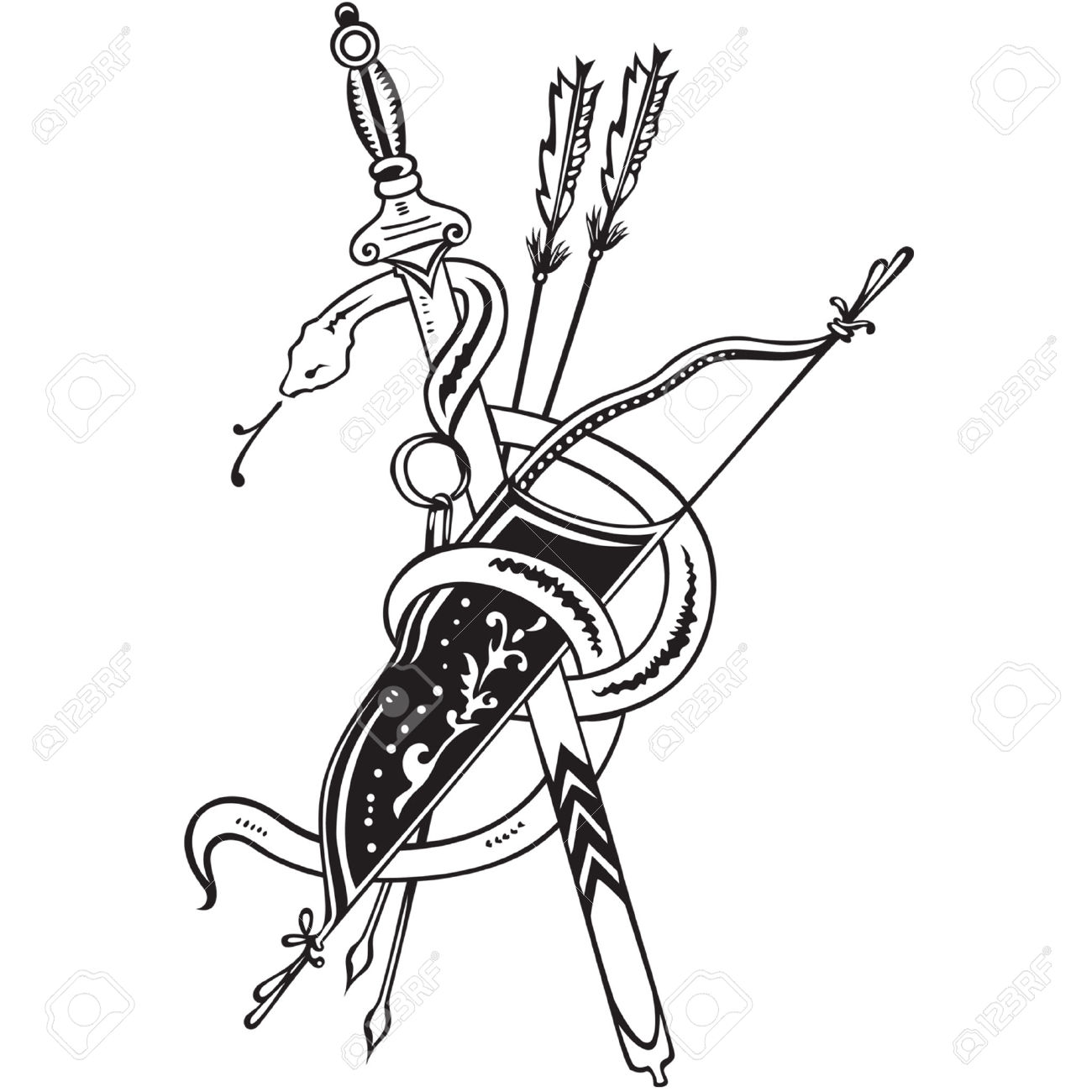 1300x1300 And Bow Silhouette Clipart