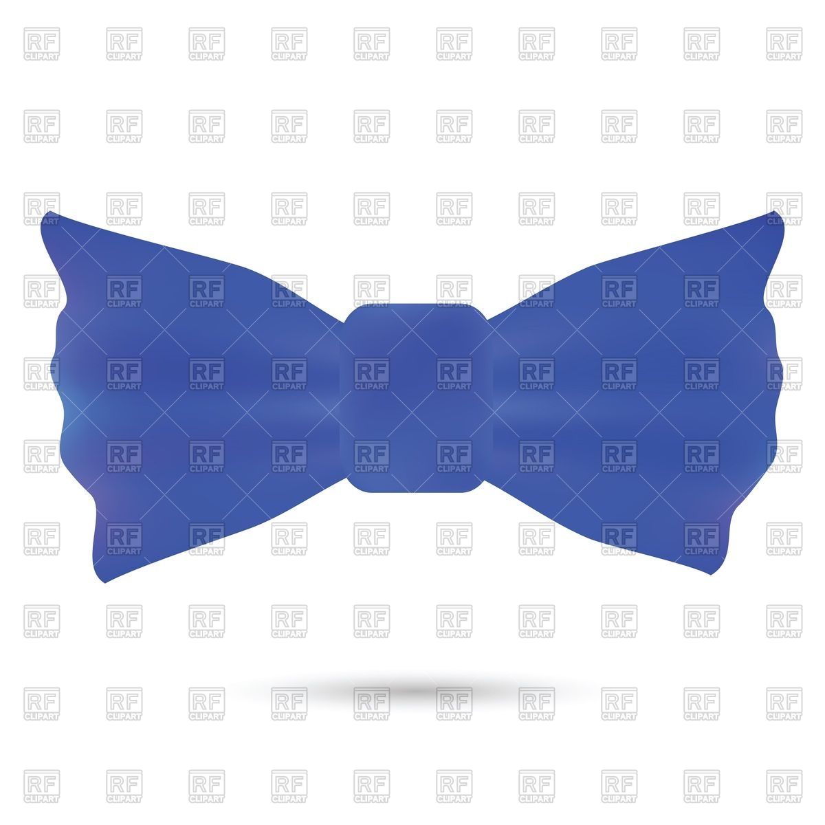 1200x1200 Blue Bow Tie Royalty Free Vector Clip Art Image