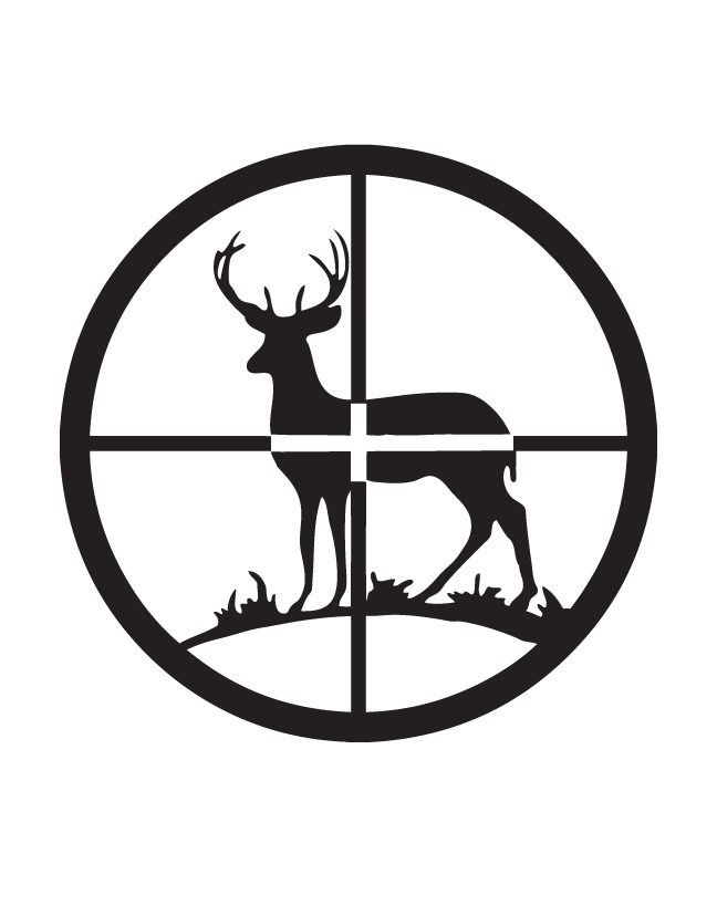 648x828 Girl Bowhunter Decal