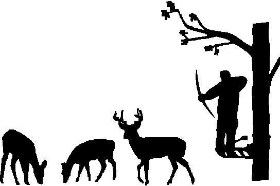 544x362 Bow Hunter Silhouette Prints Information How To Apply A Decal