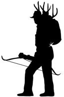 129x196 Bowhunter Silhouette