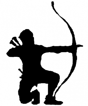Bowhunter Silhouette Clip Art at GetDrawings | Free download