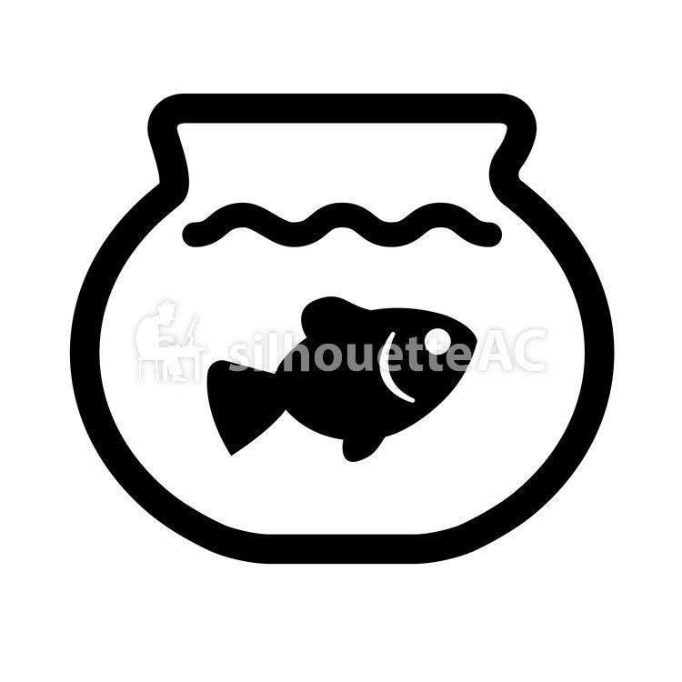 750x750 Free Silhouettes Goldfish, Fish, Icon