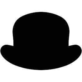 Bowler Hat Silhouette at GetDrawings | Free download