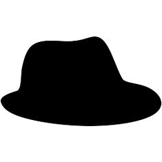 236x235 Top Hat Silhouette Father's Day Decor Silhouettes