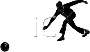 300x173 Throwing A Bowling Ball Silhouette