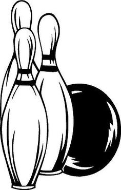 236x370 Bowling Ball Vinyl Decal Mac It's A Strike