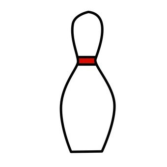 Bowling Pin Silhouette at GetDrawings | Free download