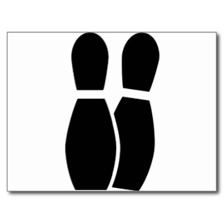 Bowling Pins Silhouette