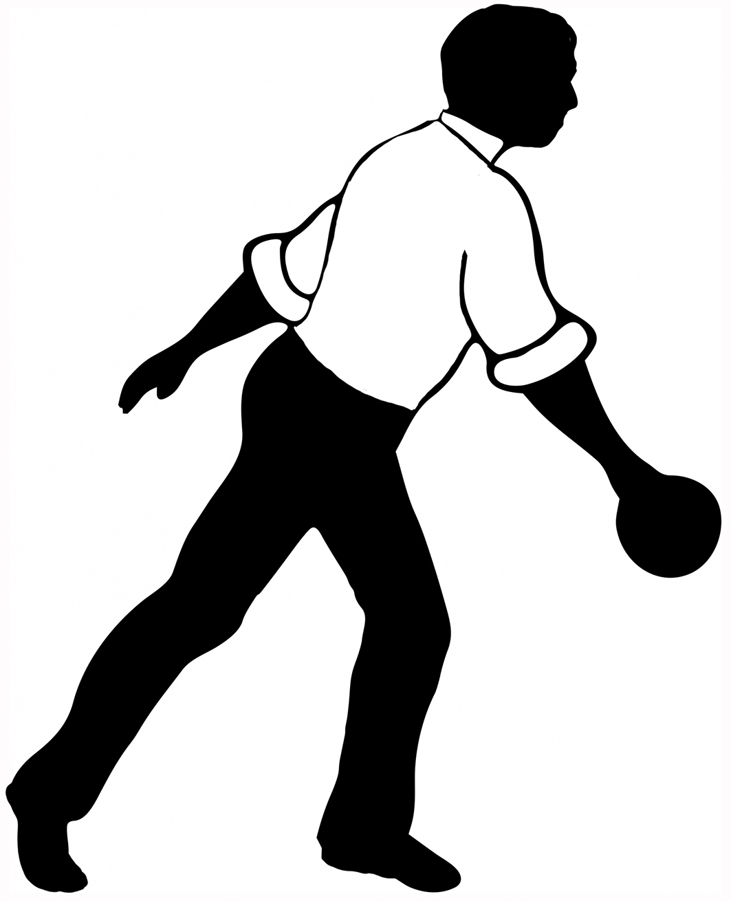 1063x1310 Bowling Clipart Guy