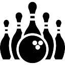 128x128 Bowling Pin Icons Free Download
