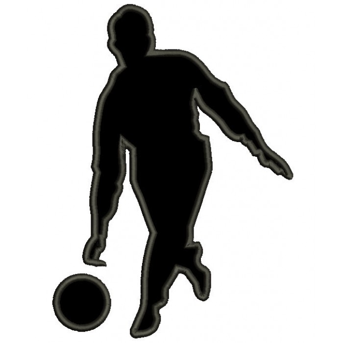 700x700 Bowling Man Sports Applique