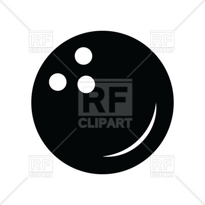 400x400 The Bowling Icon Royalty Free Vector Clip Art Image