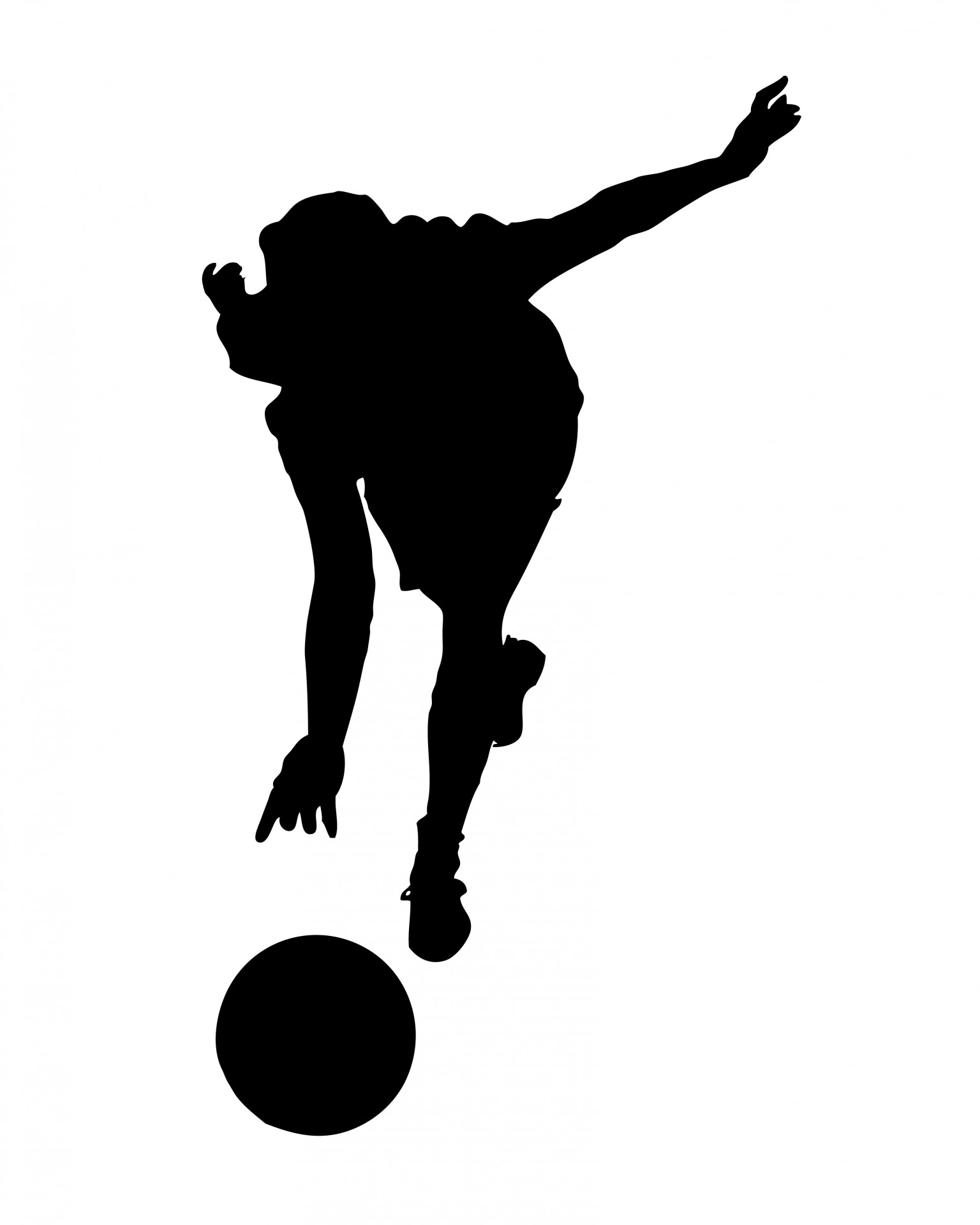 1536x1920 Bowling Silhouette