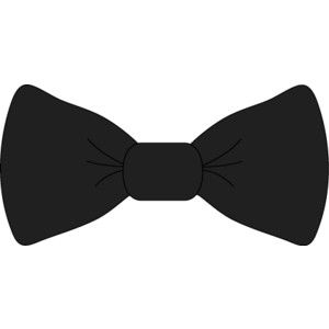 300x300 Black Bow Tie Clipart