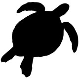 160x160 Turtle Silhouette Vector Graphics Stock Image And Royalty Free