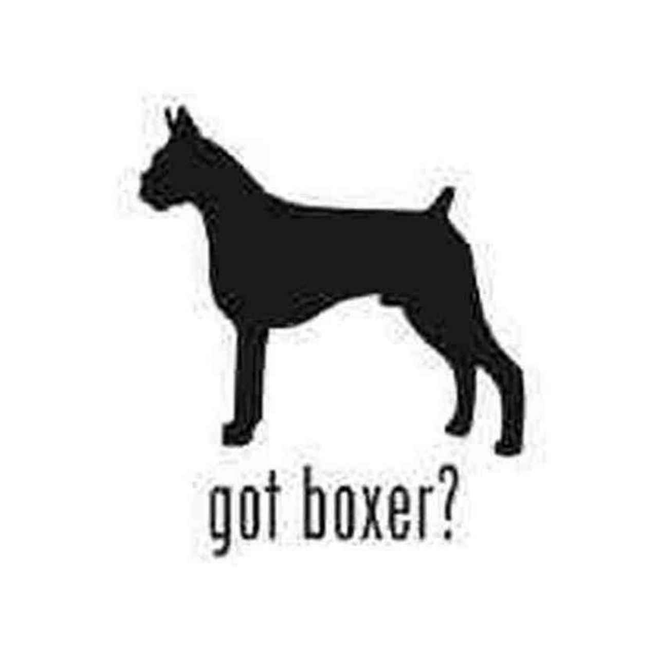 1280x1280 Boxer Dog Silhouette V.2 Decal Sticker
