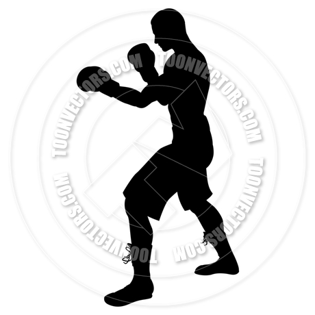 460x460 Boxer Silhouette By Geoimages Toon Vectors Eps