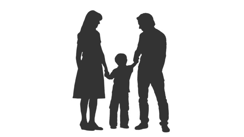 852x480 Guy Takes The Girl In His Arms And Kisses. Silhouette. White