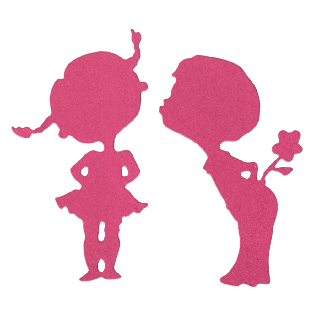 Boy And Girl Kissing Silhouette