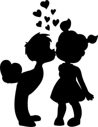 400x515 Boy Kissing Girl