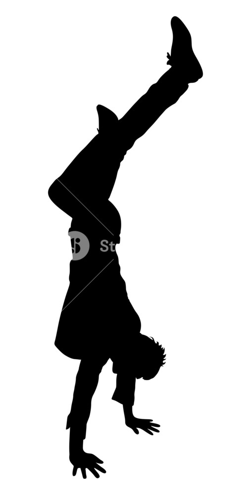 507x1000 Stunt Boy Royalty Free Stock Image