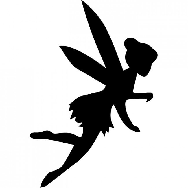 650x650 Fairy Silhouette Wall Sticker Creative Multi Pack Wall Decal Art