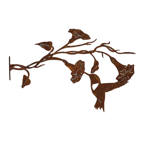 500x501 Rusty Silhouette With Screw Plate