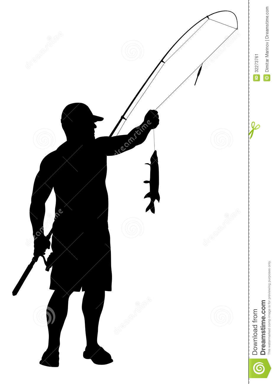 930x1300 Fisherman Clipart