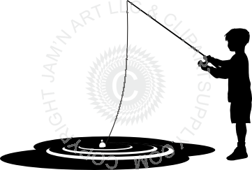 361x243 Of Boy Fishing In Pond