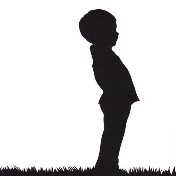 564x564 Little Boy Silhouette Papercut Cut Files