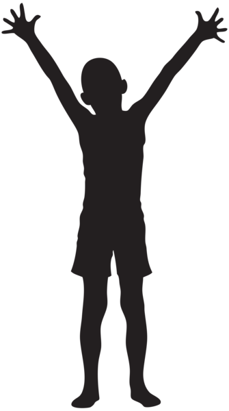 335x600 Boy Silhouette Png Clip Art Image Sagome Stencyl