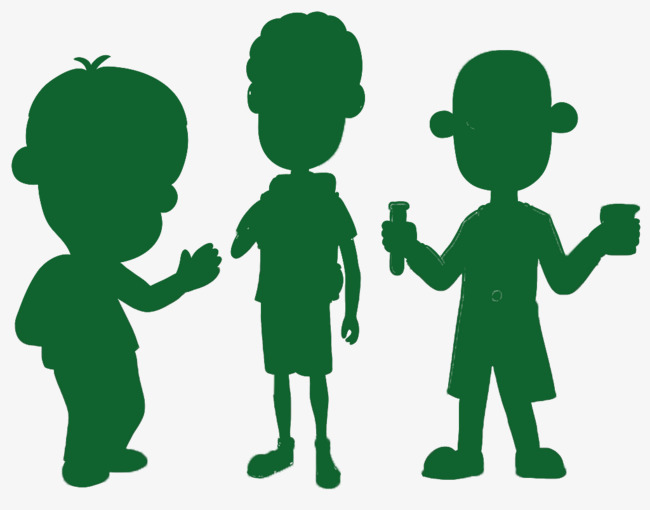 650x510 Green Cartoon Boy Silhouette 0, Boy, Green, Sketch Png Image