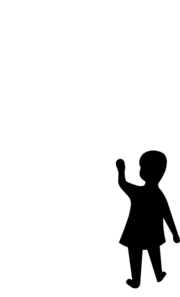 180x297 Child Kid Silhouette Clip Art