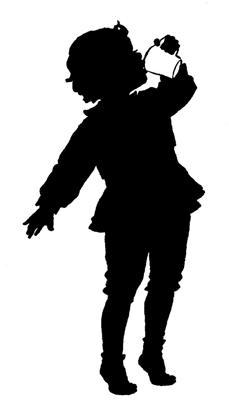 898x1600 Digital Stamp Design Antique Silhouette Downloads Boy Dog Digital