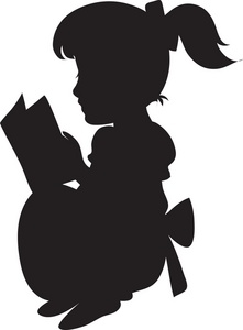 221x300 Baby Girl Silhouette Clip Art