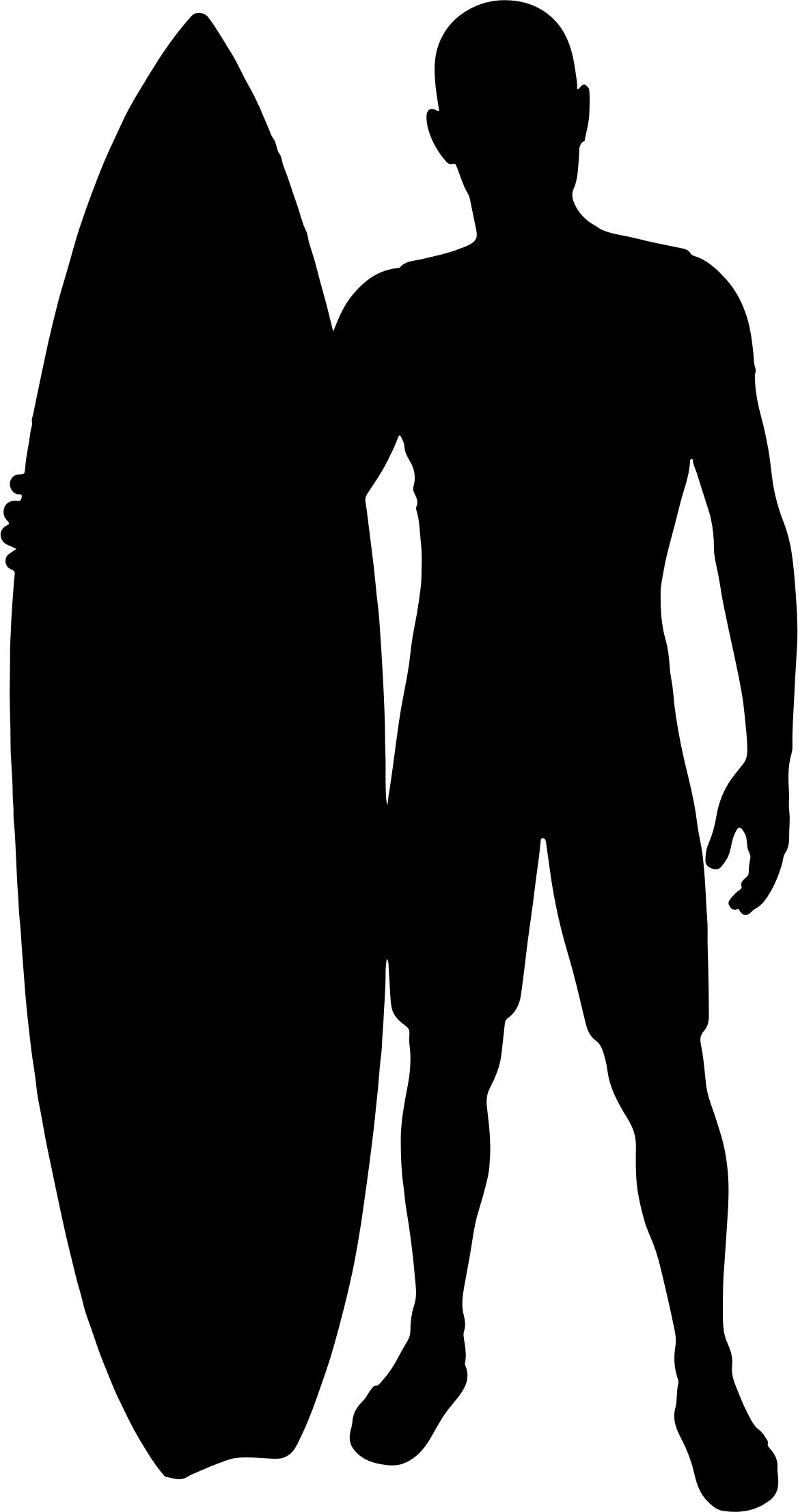 1168x2214 Surfer Boy Silhouette Icons Png