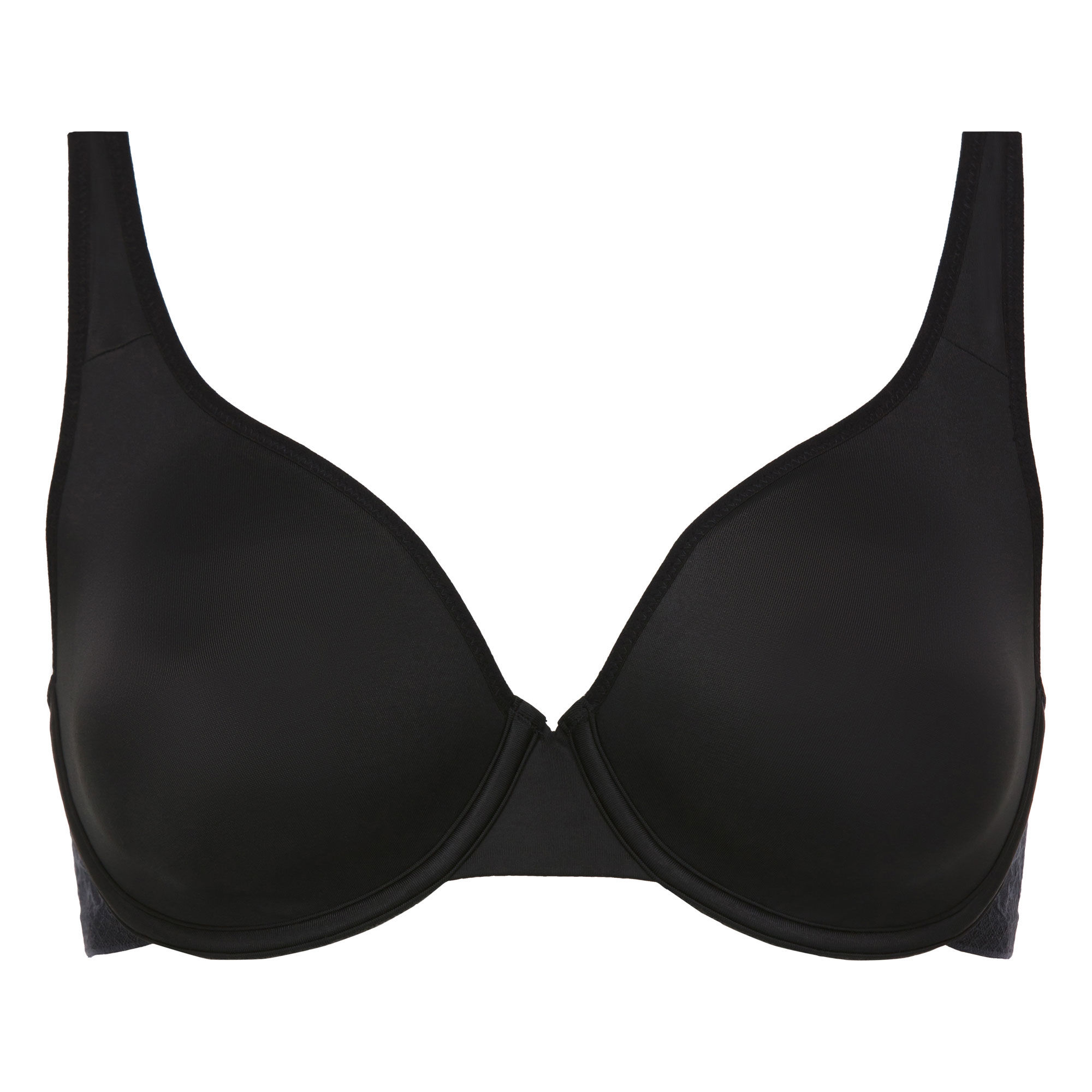 2000x2000 Black Underwired Bra