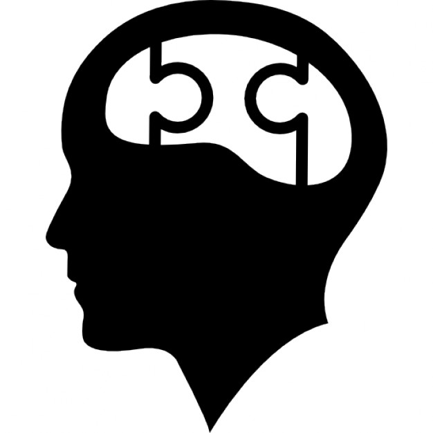 626x626 Bald Head With Puzzle Brain Icons Free Download