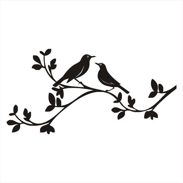 600x600 Love Birds Clip Art Free Birds On A Branch Silhouette Www