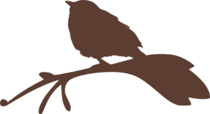 298x162 Bird On A Branch Silhouette Clip Art