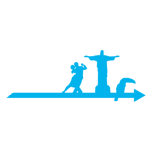 512x512 Brazil Landmarks Silhouette