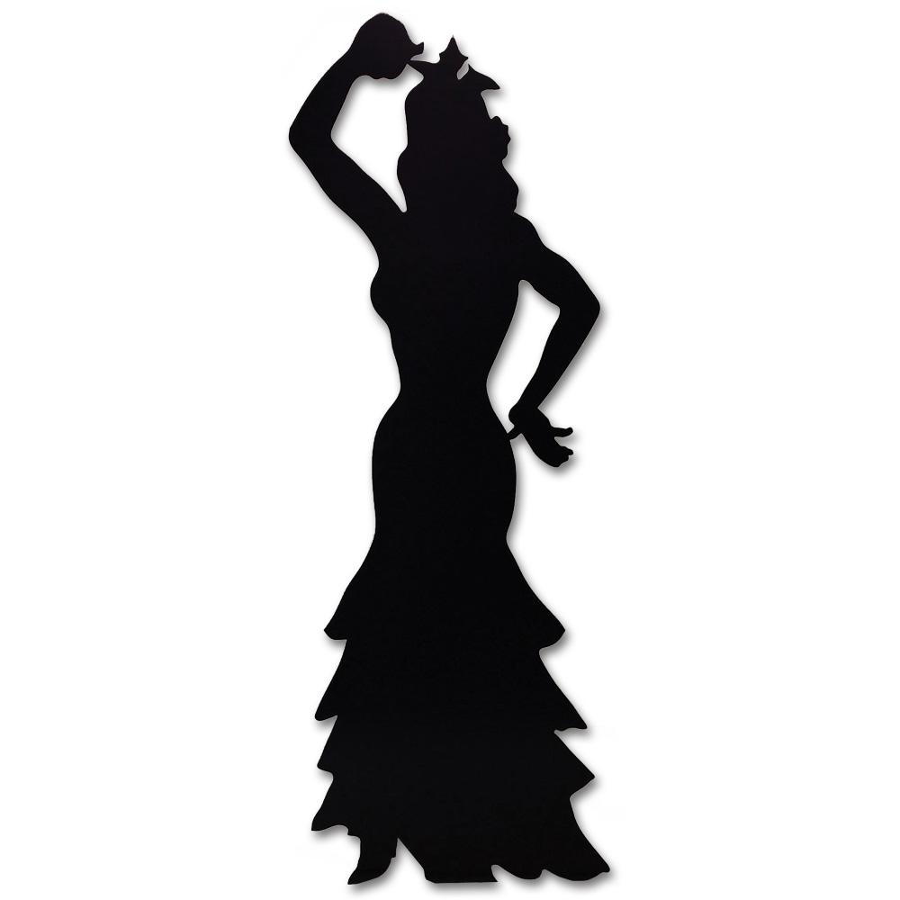 1000x1000 Stand Up Flamenco Dancer Silhouette 1.8m Peeks