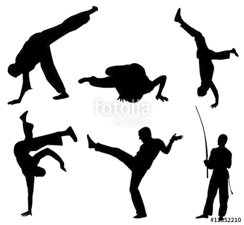500x462 Brazil Capoeira Silhouette Stock Image And Royalty Free Vector